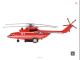 Вертолет Технопарк Вертолет COPTER-20SLFIR-RDWH, металл, красный