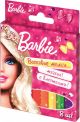 Мелки восковые с блестками 8 шт. Barbie