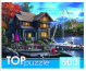 TOPpuzzle. ПАЗЛЫ 500 элементов. «НОЧНОЙ ДОМ И ЯХТА»