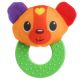 Текстильная игрушка-погремушка на прорезывателе  