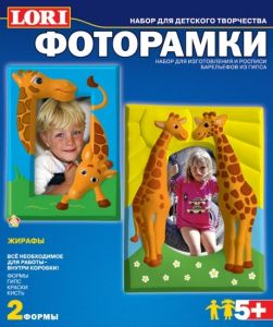 Фоторамка из гипса 