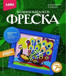 Картина из песка с глиттером