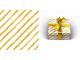 Упаковочная бумага Золотая диагональ (70*100см, 1 л)